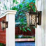 Retro Pattern Outdoor Waterproof European Style Wall Lamp Exterior Lights - Lamp Outdoor