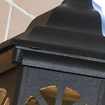 Waterproof LED Glass European-style Outdoor Wall Lamp Plug in Wall Sconce Lighting - Lamp Outdoor