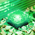 2V Mount-Free Ice Cube Lights Colorful Modern Smart Solar Outdoor Step Lighting - Lamp Outdoor