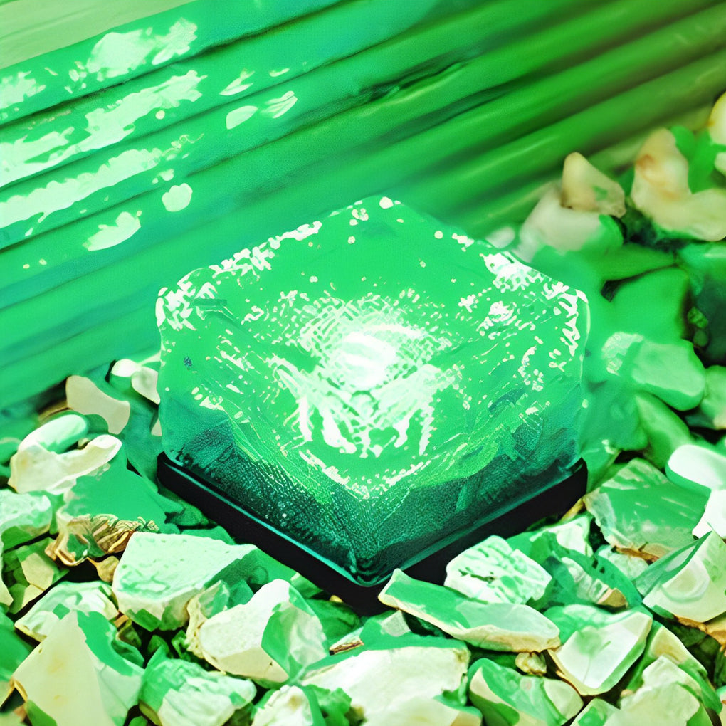 2V Mount-Free Ice Cube Lights Colorful Modern Smart Solar Outdoor Step Lighting - Lamp Outdoor