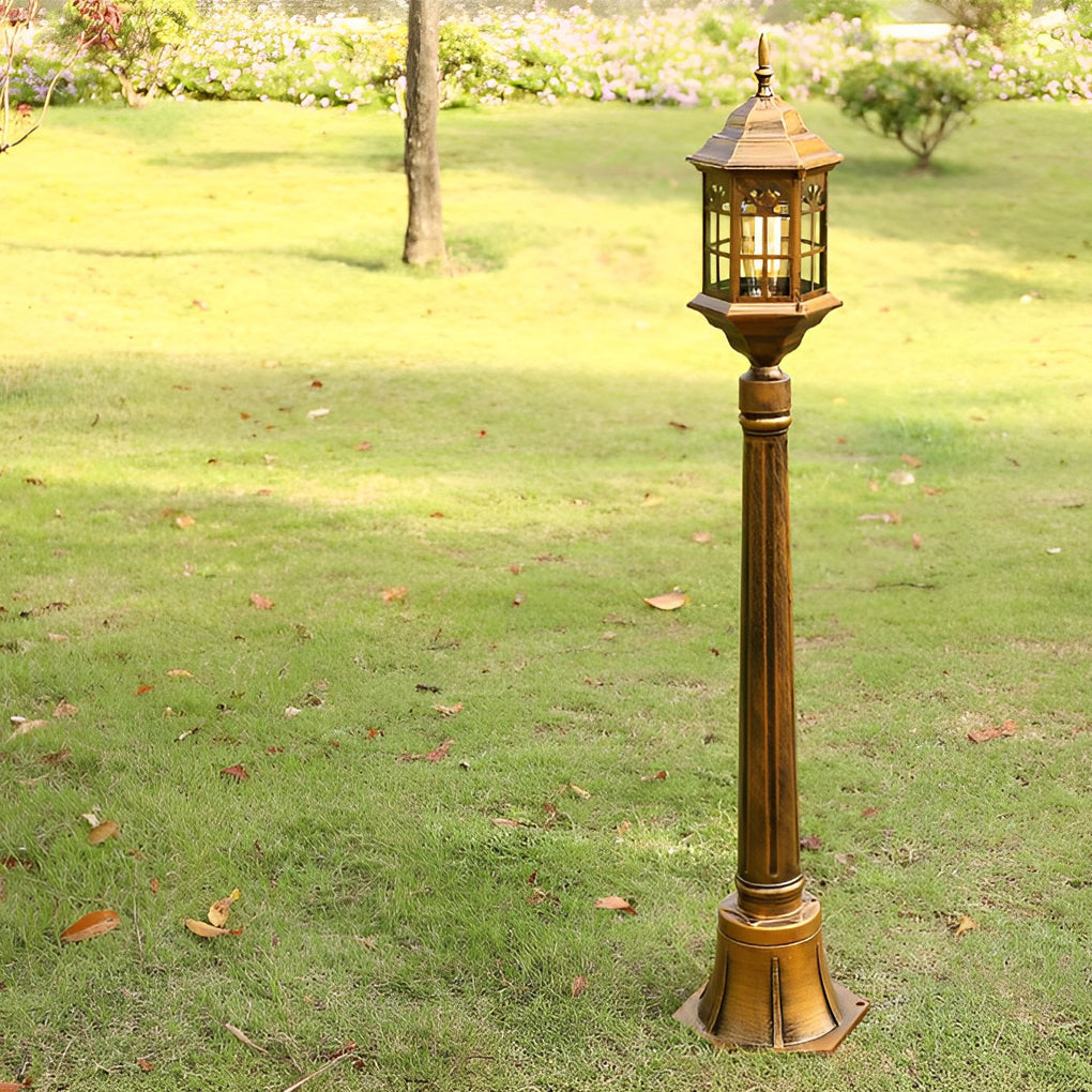 Elegant Slim Post LED Outdoor Post Lights Black/Bronze Pathway Lamps - Lamp Outdoor