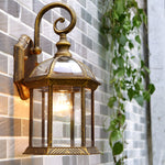 Double-layer Waterproof Glass E27 Vintage Wall Sconce Lighting Wall Lamp - Lamp Outdoor