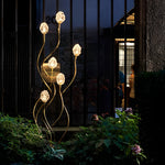Outdoor Flower Bud Lawn Lights – Apple & Grape Designs, LED, Modern Illumination - Lamp Outdoor