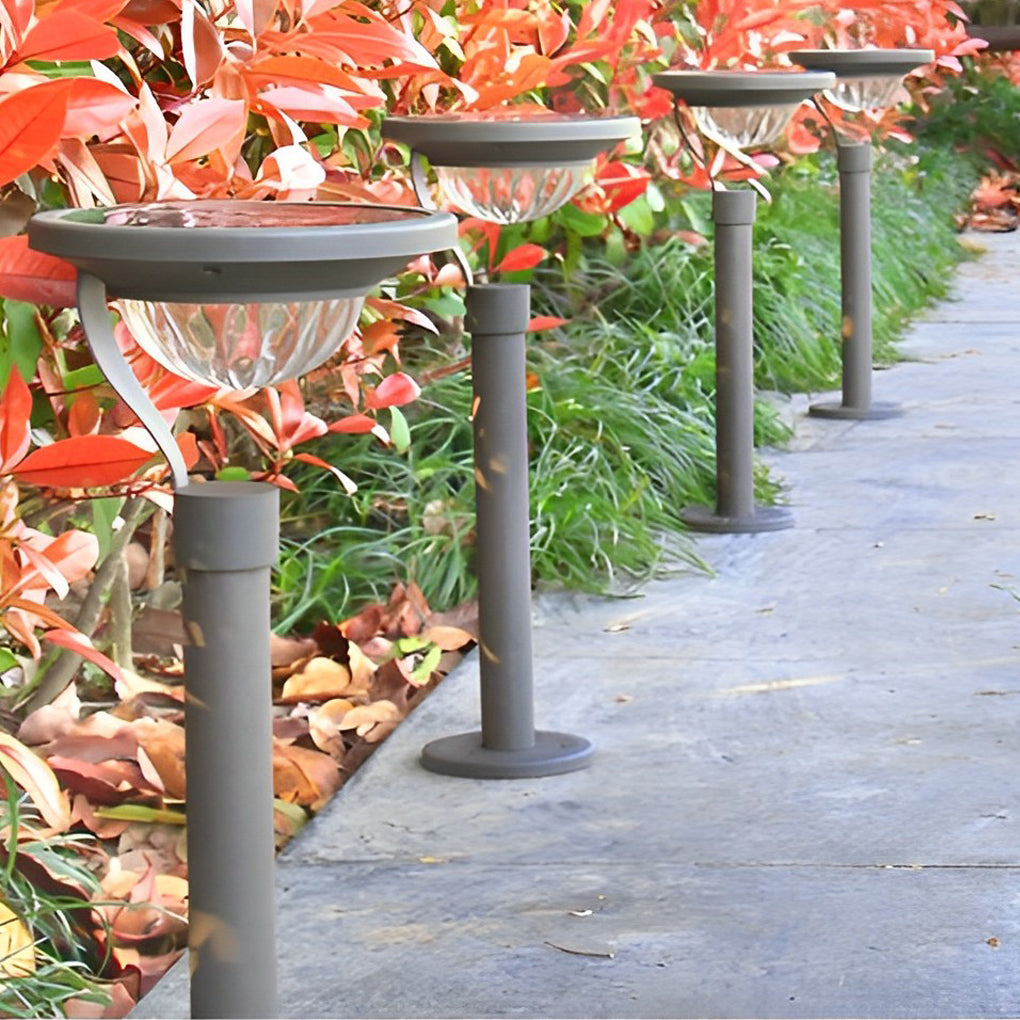 Modern Solar Lawn Lamp Half-Sphere LED Outdoor Light - Lamp Outdoor
