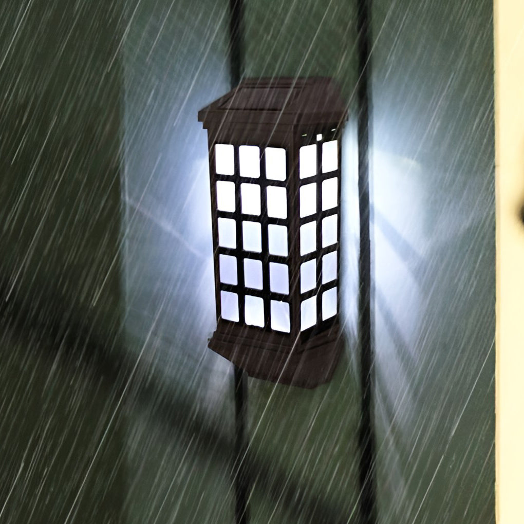 Solar LED Light-controlled Motion Sensor Modern Outdoor Wall Lamp - Lamp Outdoor