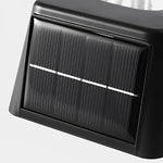 Waterproof Intelligent LED Black Modern Solar Outdoor Wall Lights - Lamp Outdoor