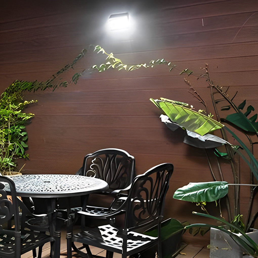 Rectangular Waterproof LED Motion Sensor Solar Wall Lights Outdoor Wall Lamp - Lamp Outdoor