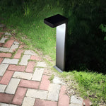 Sleek Solar Pathway Lights with Dusk-to-Dawn Sensor Modern LED Outdoor Landscape Lighting - Lamp Outdoor
