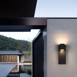 Square Waterproof LED Up and Down Lights Modern Outdoor Wall Lamp Wall Sconce Lighting - Lamp Outdoor