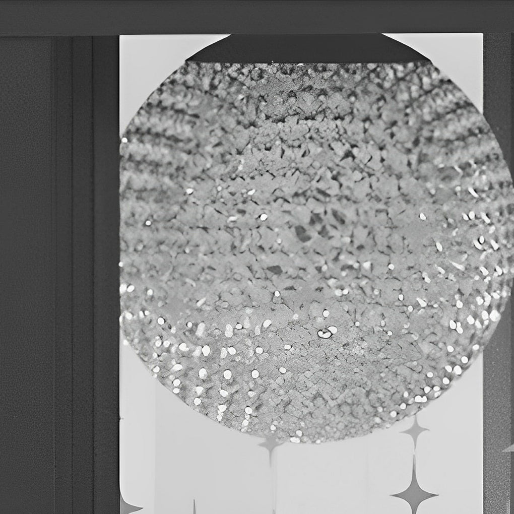 Square Crystal Glass Ball LED Waterproof Solar Lights Fence Post Lamp - Lamp Outdoor