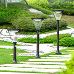 Adjustable Modern Black Solar LED Lawn Lamp with Intelligent Light Control - Lamp Outdoor