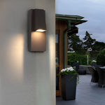 Rectangle Waterproof LED Black Modern Outdoor Wall Lamp Wall Light Fixture - Lamp Outdoor