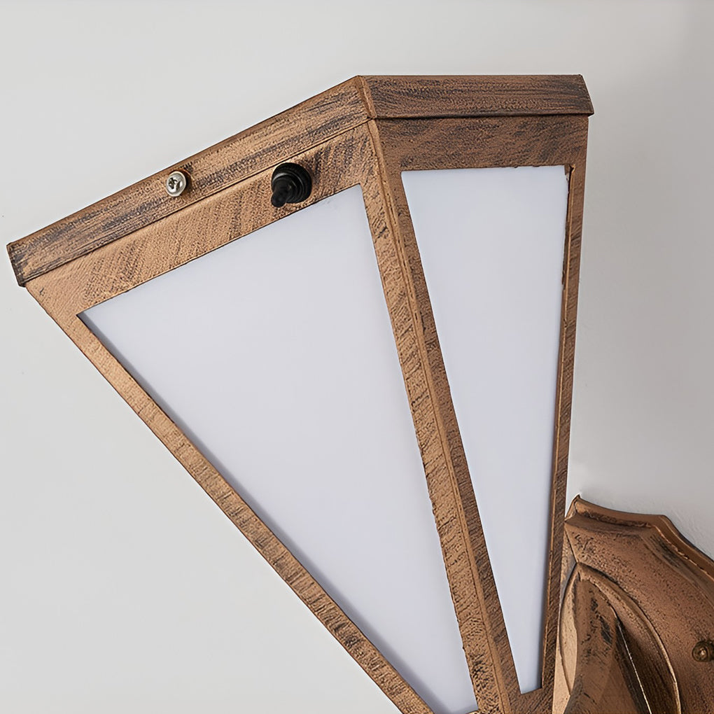 Industrial Tapered Dimmable Plug-in Solar Waterproof LED Outdoor Wall Lighting - Lamp Outdoor