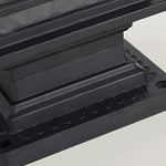 Waterproof Dimming LED Black Modern Solar Post Caps Light with Remote Control - Lamp Outdoor
