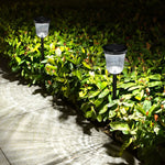 2Pcs Intelligent Solar Lawn Lights with Motion Sensor - Lamp Outdoor