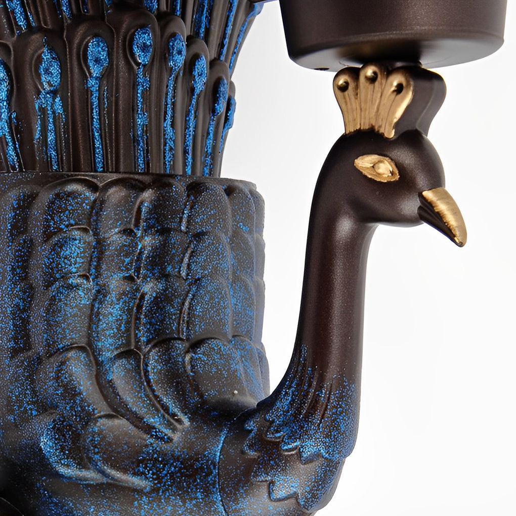 Waterproof Retro Peacocks Aluminum European Style Outdoor Wall Light - Lamp Outdoor