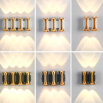 Waterproof Up and Down Lights LED Modern Outdoor Wall Sconce Lighting - Lamp Outdoor