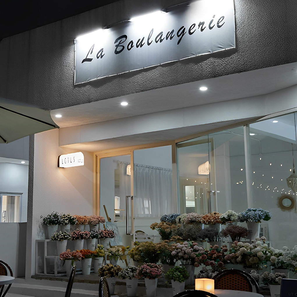 Rectangular Adjustable Waterproof LED Modern Signboard Solar Wall Lamp - Lamp Outdoor