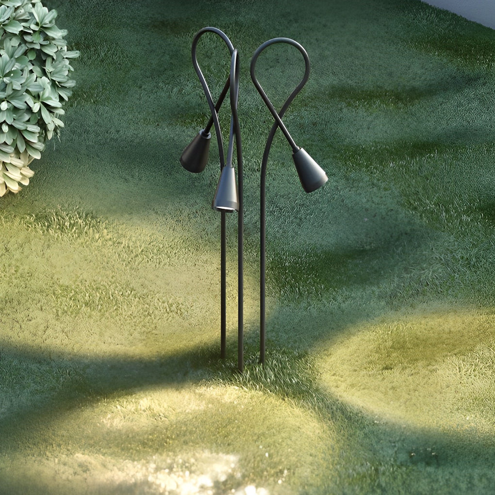 Arched Gooseneck Pathway Lights Waterproof LED COB Outdoor Lighting - Lamp Outdoor