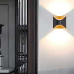 Square Up and Down Lights 6W LED Waterproof Modern Outdoor Sconces - Lamp Outdoor
