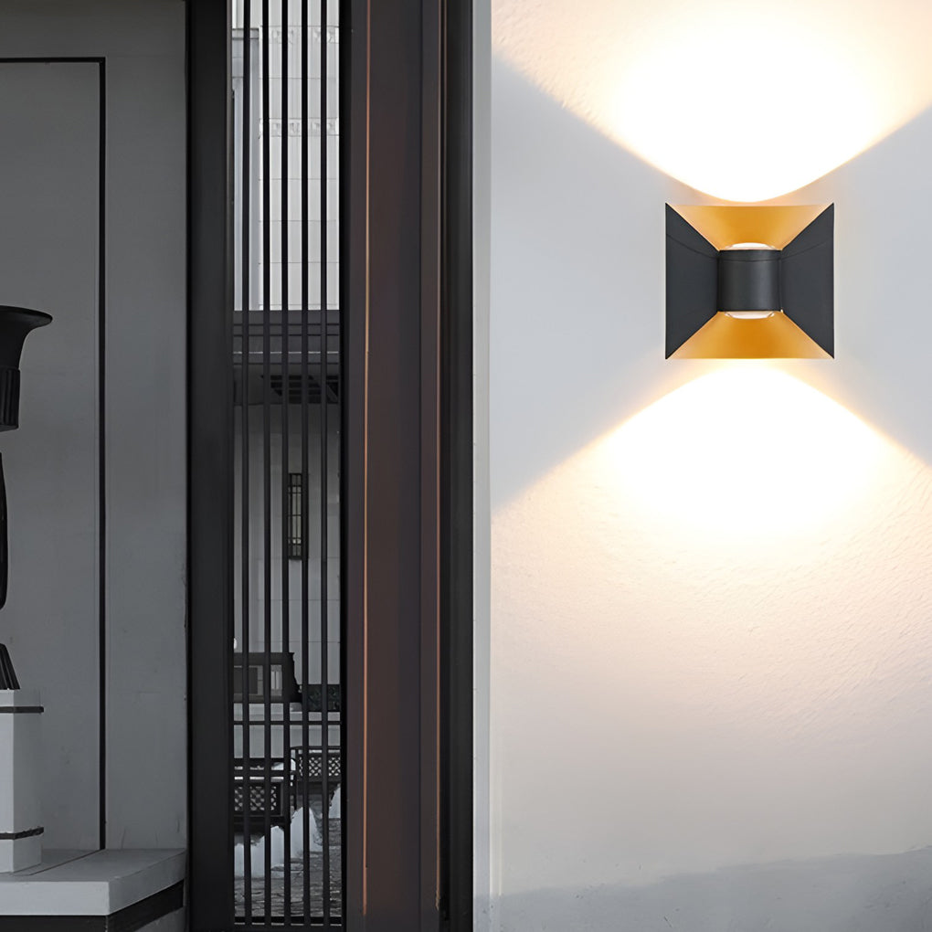 Square Up and Down Lights 6W LED Waterproof Modern Outdoor Sconces - Lamp Outdoor