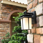 Vintage Glass Aluminum Waterproof European Style Outdoor Wall Sconces Lighting - Lamp Outdoor