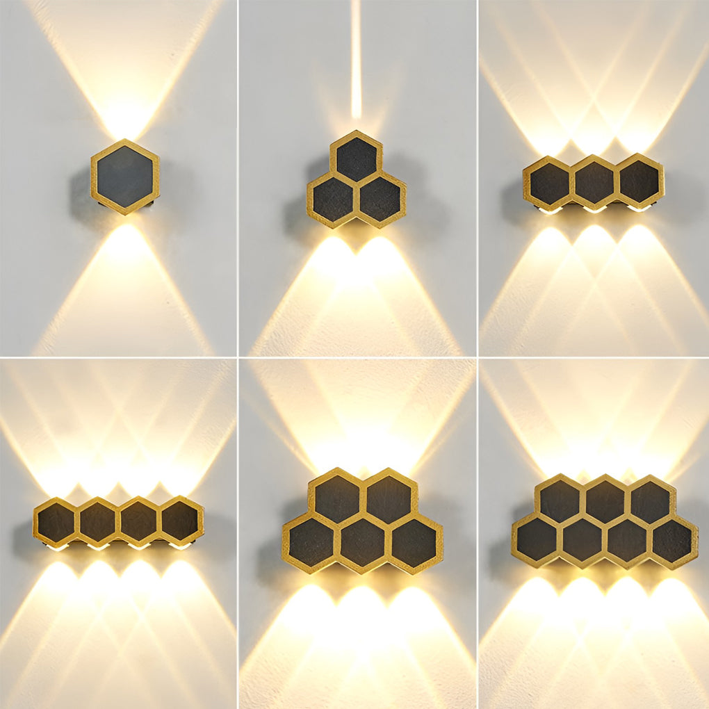 Beehive-shaped LED Up and Down Lights Waterproof Modern Wall Washer Light - Lamp Outdoor