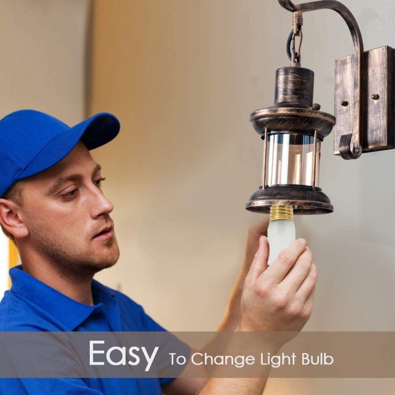 Etra Industrial Style Indoor Retro Wall Lamp - Lamp Outdoor