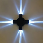 Creative Starlight Decorative LED Waterproof Black Modern Wall Lamp - Lamp Outdoor