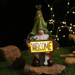 Resin Solar Gnomes Garden Lights - Lamp Outdoor