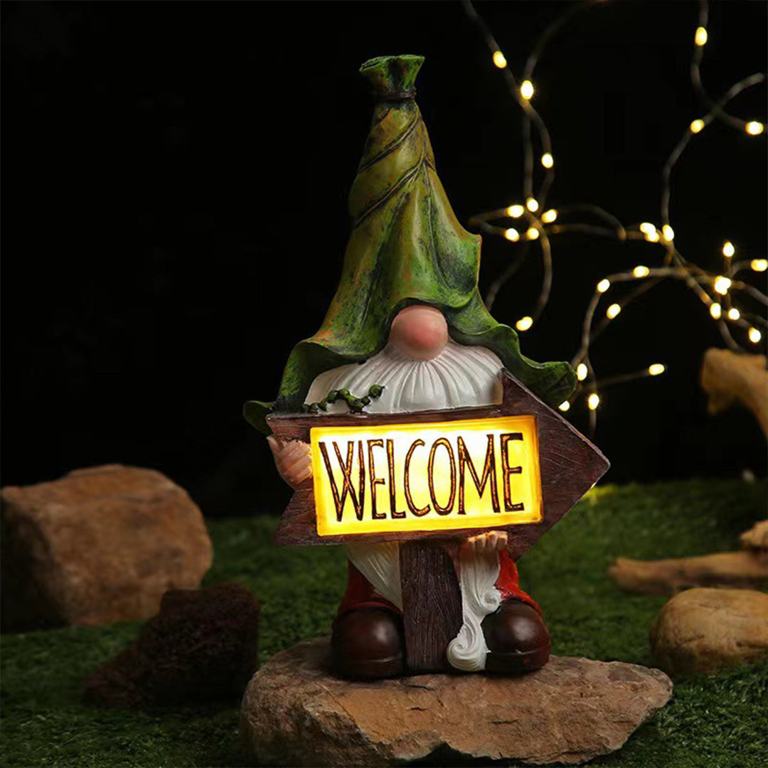 Resin Solar Gnomes Garden Lights - Lamp Outdoor