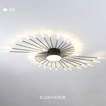 Wesley Modern Home Decoration Fireworks LED Ceiling Light - Lamp Outdoor