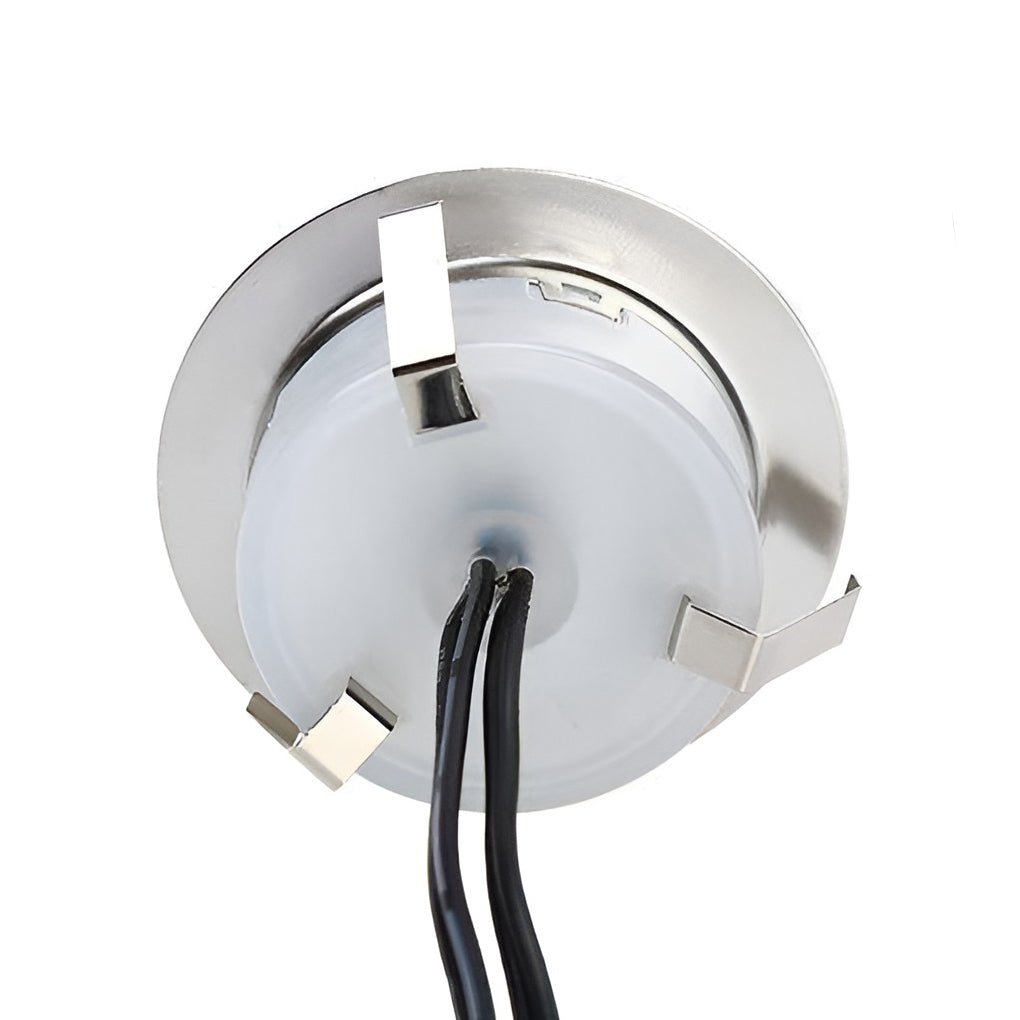 Lux Bright White Stainless Steel 1.5W LED In-Ground Well Lights for Decks and Steps - Lamp Outdoor