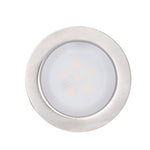 Lux Bright White Stainless Steel 1.5W LED In-Ground Well Lights for Decks and Steps - Lamp Outdoor