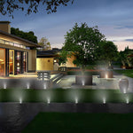 Eco-Friendly Radiance 8-Piece LED Solar Step Inground Lighting Set for Outdoor - Lamp Outdoor