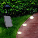 Eco-Friendly Radiance 8-Piece LED Solar Step Inground Lighting Set for Outdoor - Lamp Outdoor