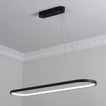 Junel Minimalist Oval Interior Hanging Pendant Light - Lamp Outdoor