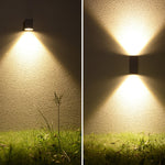 Ray Minimalist Metal Square Outdoor Wall Lamp - Lamp Outdoor