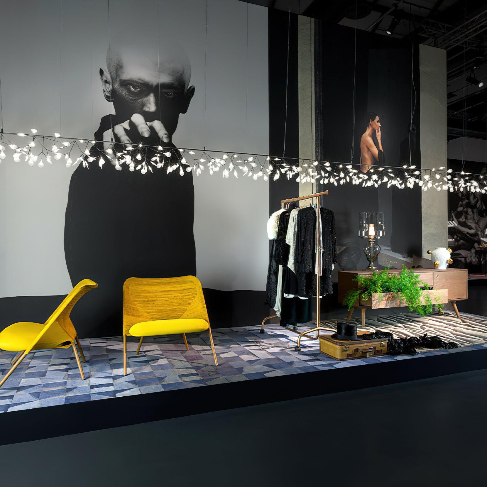 Long Style Firefly LED Chandelier - Lamp Outdoor