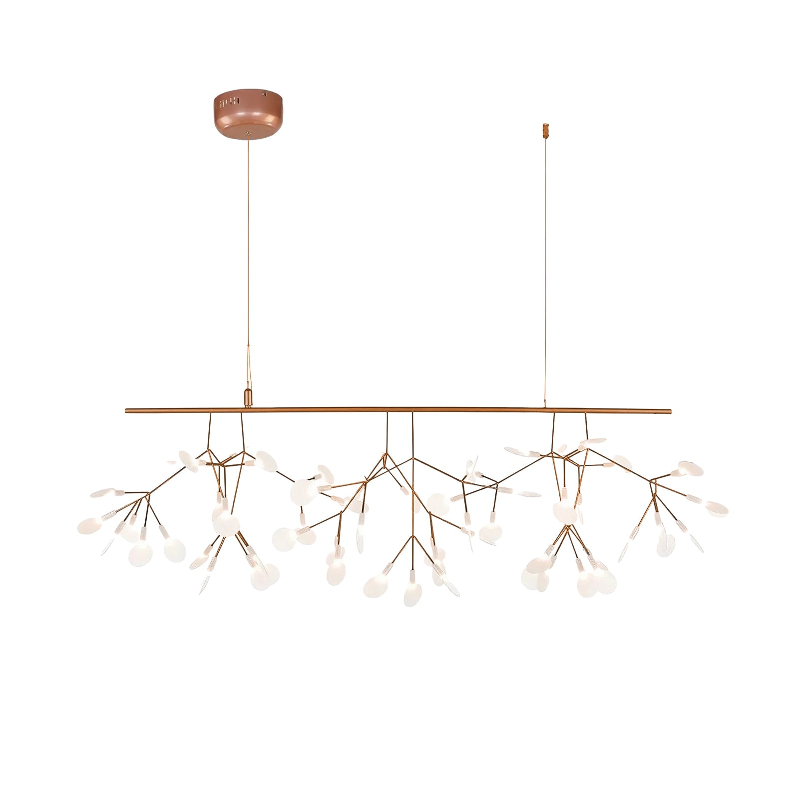 Rose Gold Firefly LED Chandelier - Lamp Outdoor