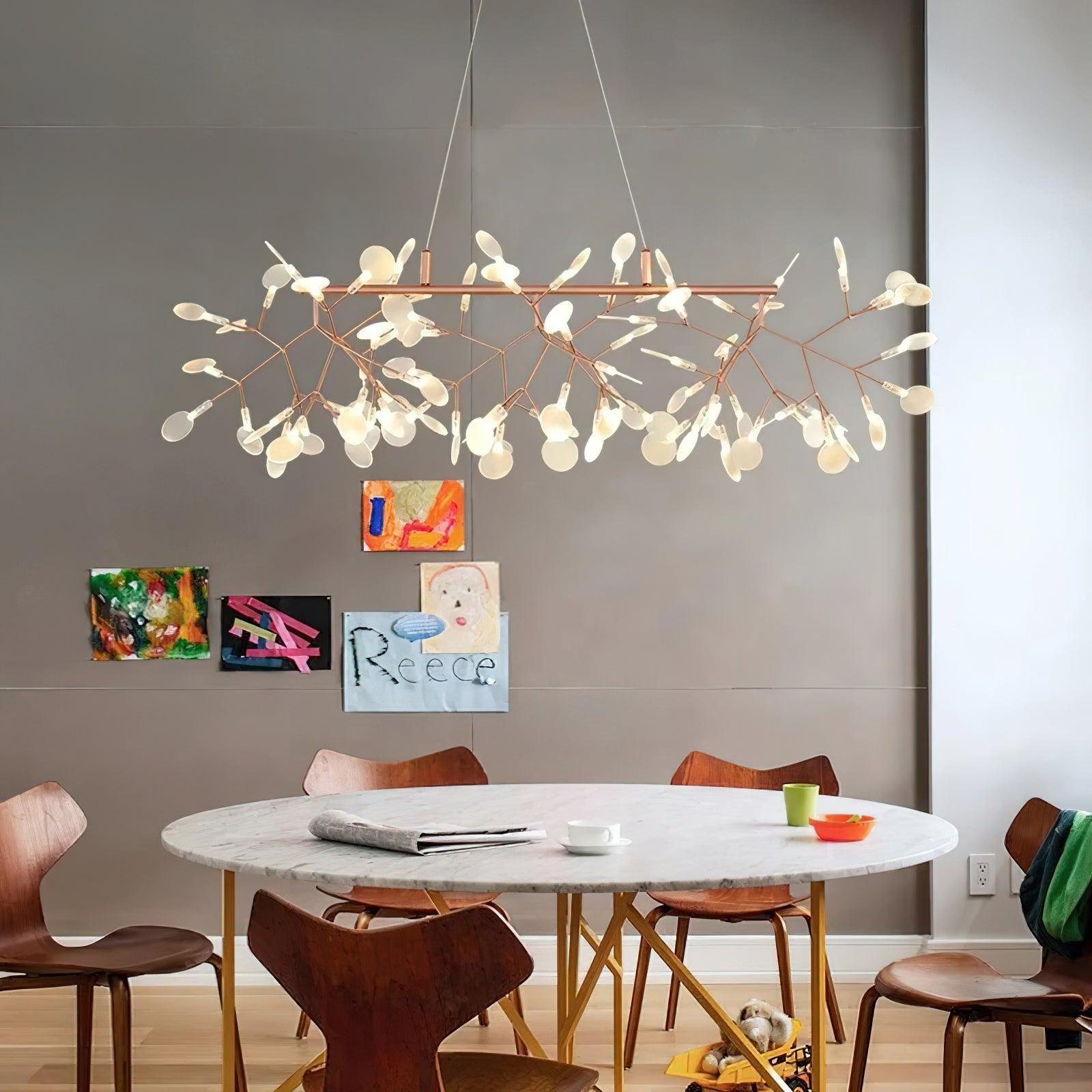Long Style Firefly LED Chandelier - Lamp Outdoor