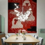 Long Style Firefly LED Chandelier - Lamp Outdoor