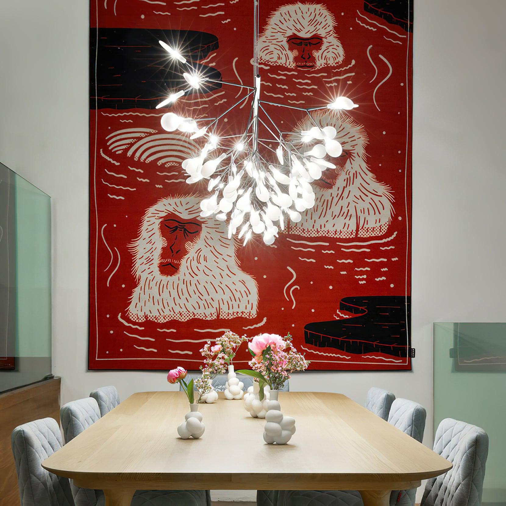 Long Style Firefly LED Chandelier - Lamp Outdoor