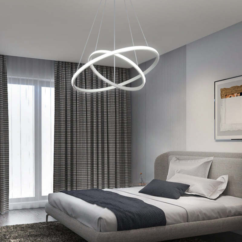Zin Modern Ring Pendant Light, 2/3/4 Rings - Lamp Outdoor