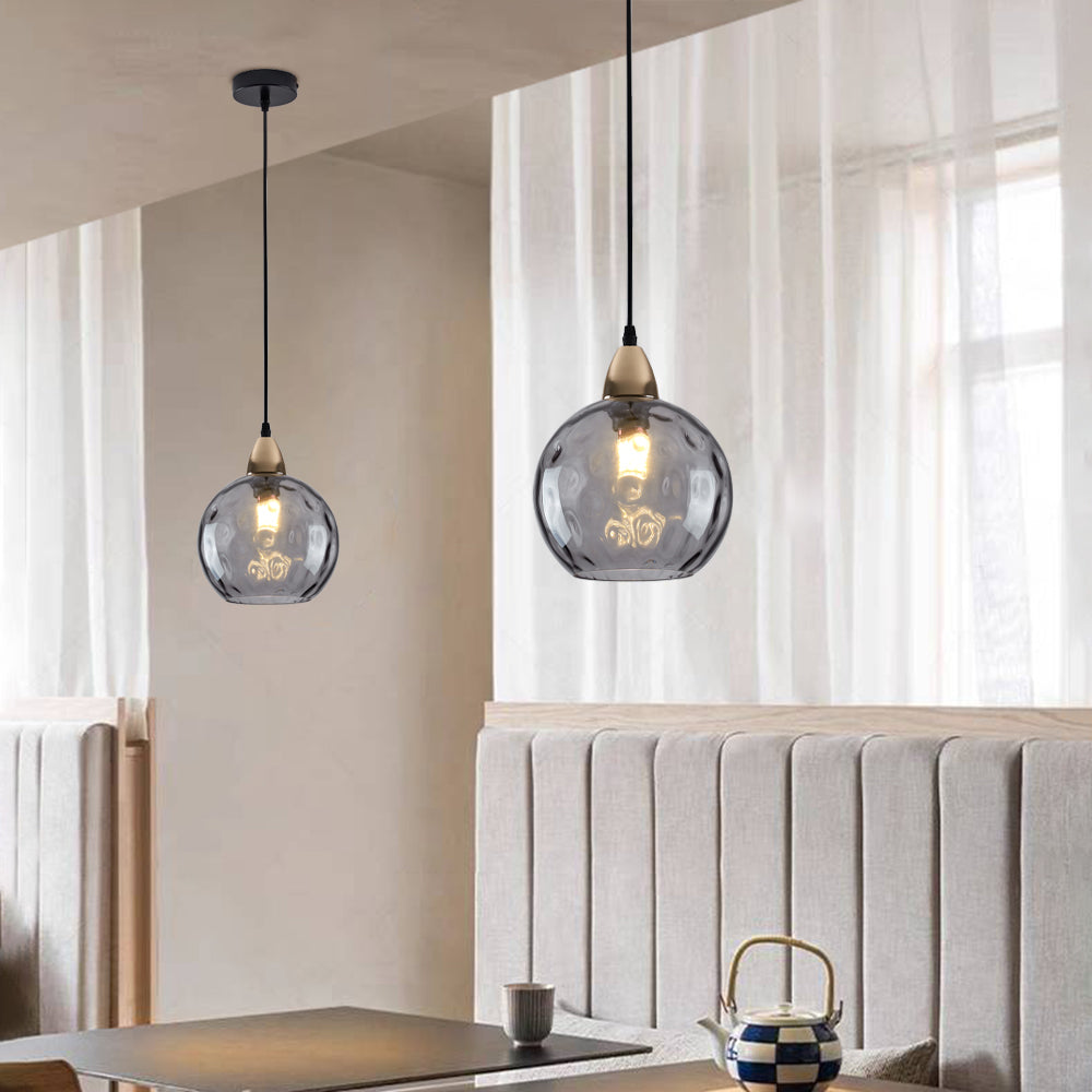 Water Ripple Glass Pendant Lights - Lamp Outdoor