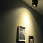 Kilo Spotlight Modern LED Flush Mount Ceiling Light, Black/White - Lamp Outdoor
