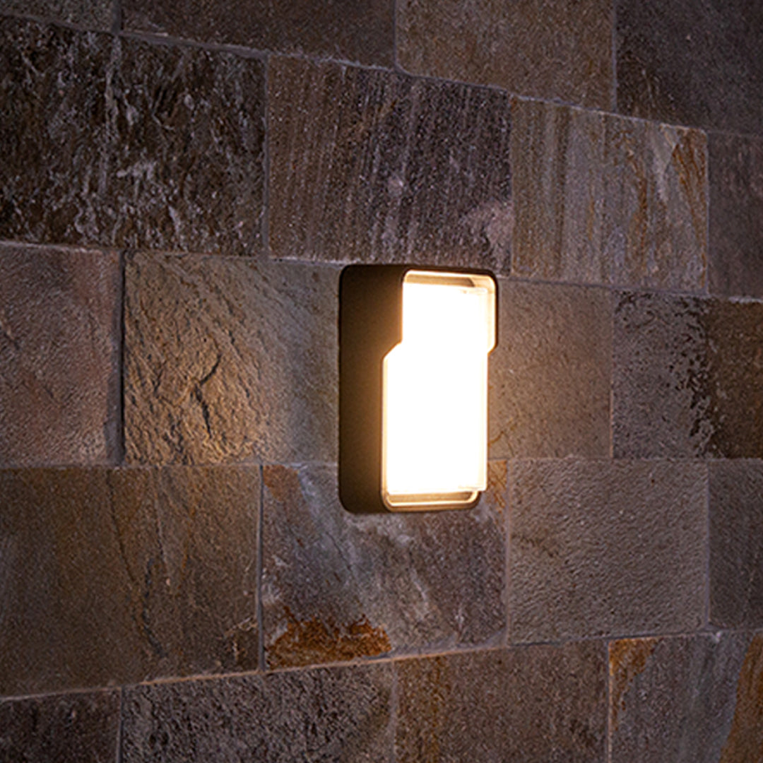 Square Outdoor Wall Light Minimalist LED Waterproof Ambient - Lamp Outdoor