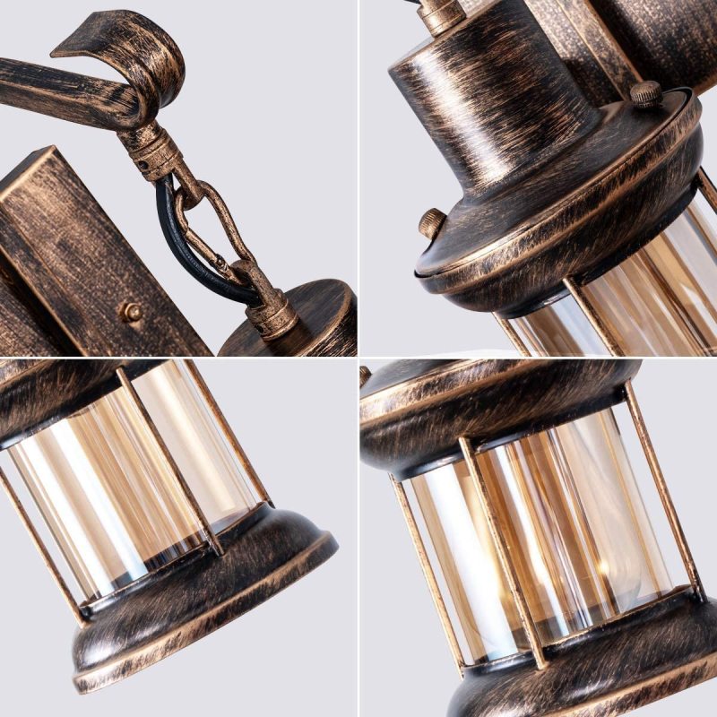 Etra Industrial Style Indoor Retro Wall Lamp - Lamp Outdoor