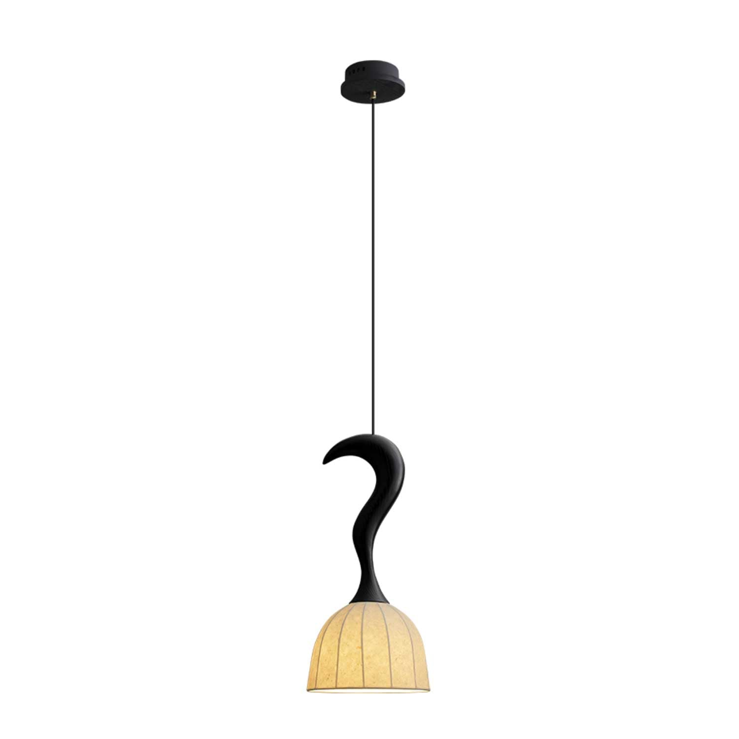Colire Creativity Twisted Metal Wood Pendant Light - Lamp Outdoor