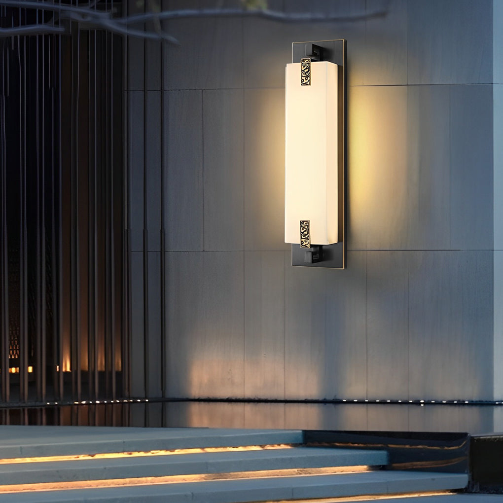 Outdoor Waterproof LED Copper Retro Exterior Wall Lights Sconces Lighting - Lamp Outdoor